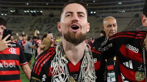 Jorginho conquistou seu primeiro título com a camisa do Flamengo (Photo by Hector Vivas)