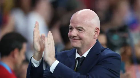 Gianni Infantino mandou um recado ao Flamengo. Photo by Carl Recine/Getty Images