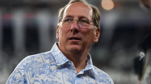 John Textor celebrou tetra do Flamengo.