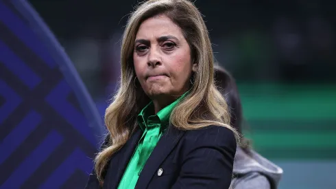 Leila Pereira viu o Palmeiras perder a final da Libertadores.