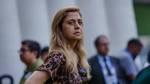 Leila em partida do Palmeiras