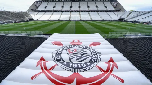 SAO PAULO, BRAZIL – NOVEMBER 09: General view inside the arena before a match between Corinthians and Ceara as part of Brasileirao 2025 at Neo Quimica Arena on November 09, 2025 in Sao Paulo, Brazil.(Mauro Horita/Getty Images)