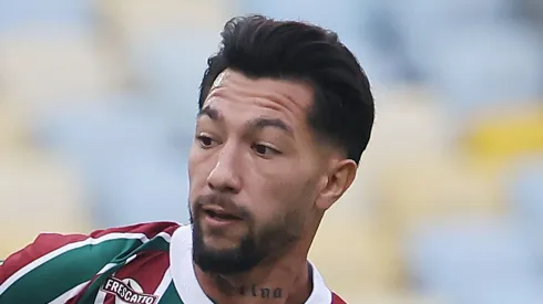 Luciano Acosta, atacante do Fluminense em partida pelo campeonato brasileiro (Foto: Wagner Meier/Getty Images)