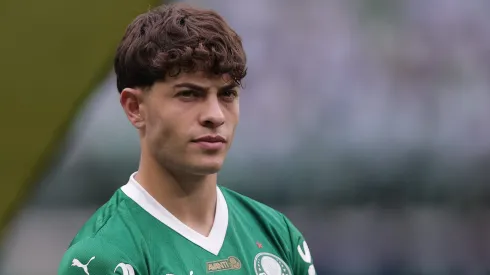 Giay em campo pelo Palmeiras. Foto: Ettore Chiereguini/AGIF