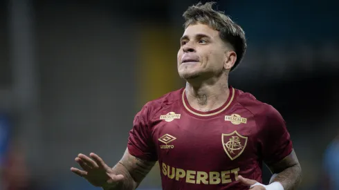 Soteldo durante a vitória do Fluminense contra o Grêmio válida pelo Brasileirão Betano