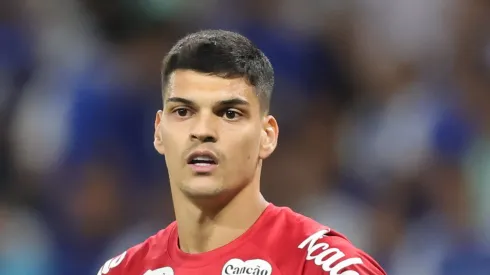 – Gabriel Brazao goleiro do Santos durante partida contra o Cruzeiro