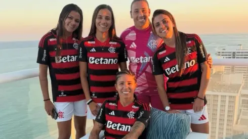 Flamengo está nos Estados Unidos para jogar torneio amistoso – Foto: Instagram Divulgação/Flamengo