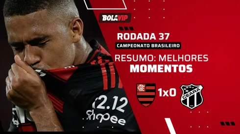 Flamengo vence o Ceará e é campeão brasileiro. Foto: Andre Mourao/AGIF