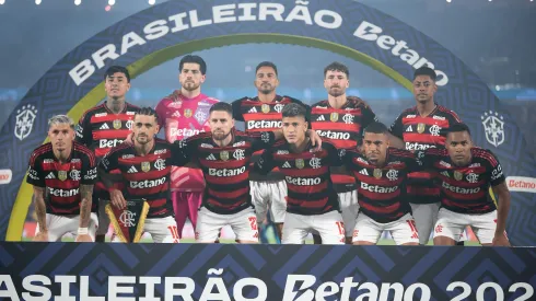 RJ – RIO DE JANEIRO – 03/12/2025 – BRASILEIRO A 2025, FLAMENGO X CEARA – Jogadores do Flamengo posam para foto antes na partida contra Ceara no estadio Maracana pelo campeonato Brasileiro A 2025. Foto: Jorge Rodrigues/AGIF