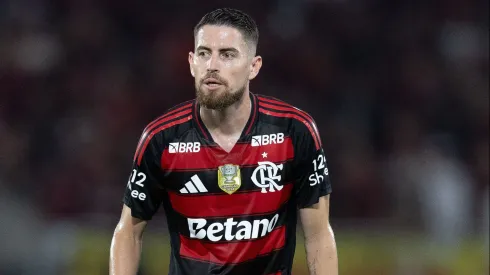 Jorginho jogador do Flamengo durante partida contra o Ceará – Foto: Andre Mourao/AGIF