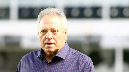 SP – SANTOS – 03/12/2025 – BRASILEIRO A 2025, SAO PAULO X INTERNACIONAL – Abel Braga tecnico do Internacional durante partida contra o Sao Paulo no estadio Vila Belmiro pelo campeonato Brasileiro A 2025.