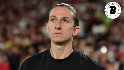 Filipe Luís entrou para ranking importante do futebol brasileiro. Foto: Thiago Ribeiro/AGIF