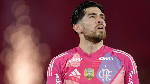 RJ – RIO DE JANEIRO – 01/11/2025 – BRASILEIRO A 2025, FLAMENGO X SPORT – Rossi goleiro do Flamengo durante partida contra o Sport no estadio Maracana pelo campeonato Brasileiro A 2025. Foto: Thiago Ribeiro/AGIF