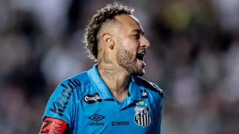 Neymar em campo pelo Santos. Foto: Léo piva/ Santos FC