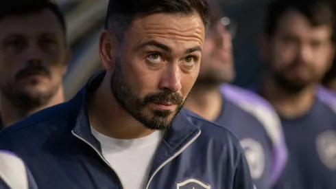 Davide Ancelotti no comando do Botafogo. Foto: Fernando Moreno/AGIF