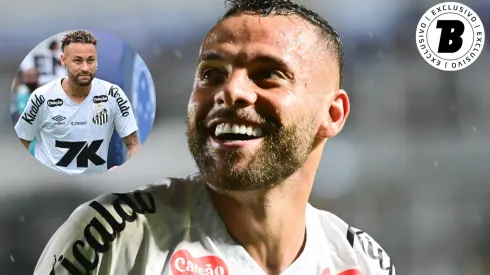 Guilherme y Neymar en acción con el Santos en el Campeonato Brasileño – Fotos: Jota Erre/AGIF