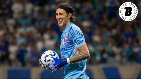 Cássio goleiro do Cruzeiro. Foto: Fernando Moreno/AGIF