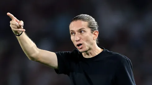 Filipe Luís durante o clássico carioca. Photo by Buda Mendes/Getty Images