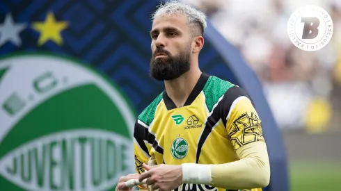 Jandrei goleiro do Juventude durante partida contra o Corinthians no estádio Arena Corinthians pelo campeonato Brasileiro A 2025. Foto: Joisel Amaral/AGIF