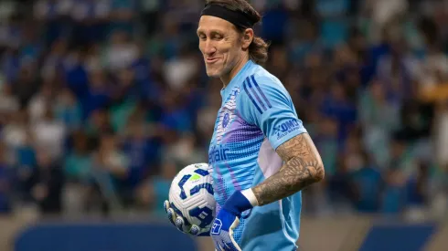 Cássio vira obstáculo do Corinthians em duelo que vale vaga na final da Copa do Brasil — Foto Fernando MorenoAGIF