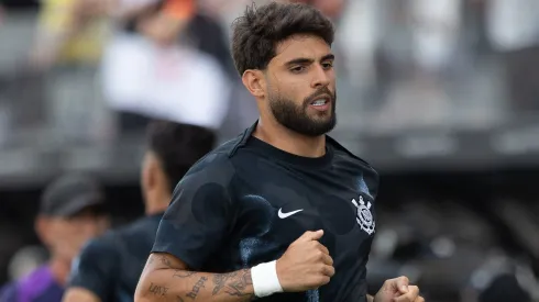 SP – SAO PAULO – 30/11/2025 – BRASILEIRO A 2025, CORINTHIANS X BOTAFOGO – YURI ALBERTO jogador do Corinthians durante partida contra o Botafogo no estadio Arena Corinthians pelo campeonato Brasileiro A 2025. Foto: Joisel Amaral/AGIF