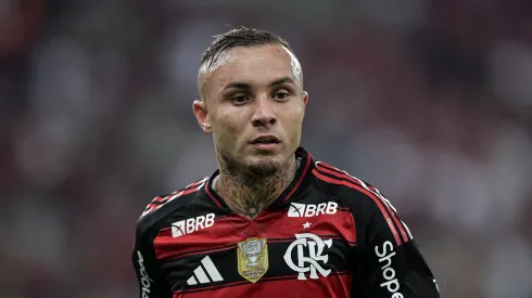 Everton Cebolinha foi elogiado pela torcida do Flamengo. Foto: Thiago Ribeiro/AGIF