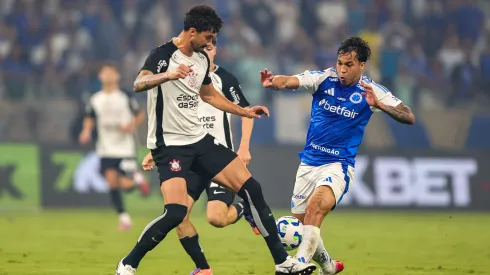 MG – BELO HORIZONTE – 23/11/2025 – BRASILEIRO A 2025, CRUZEIRO X CORINTHIANS – Kaio Jorge jogador do Cruzeiro durante partida contra o Corinthians no estadio Mineirao pelo campeonato Brasileiro A 2025. Foto: Gilson Lobo/AGIF