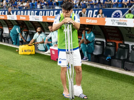 Villalba vira problema no Cruzeiro e é flagrado com muletas