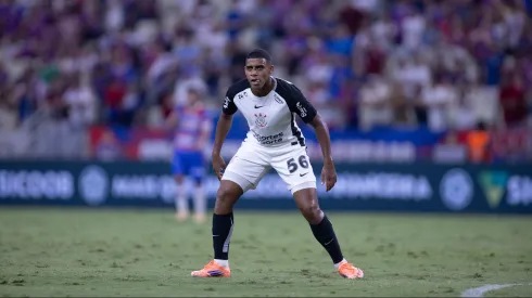 CE – FORTALEZA – 03/12/2025 – BRASILEIRO A 2025, FORTALEZA X CORINTHIANS – Gui negao jogador do Corinthians durante partida contra o Fortaleza no estadio Arena Castelao pelo campeonato Brasileiro A 2025. Foto: Baggio Rodrigues/AGIF