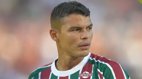 Thiago Silva jogador do Fluminense durante partida contra o Internacional no estadio Maracana pelo campeonato Brasileiro A 2025. Foto: Thiago Ribeiro/AGIF