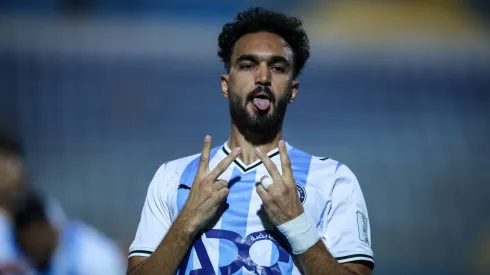 Zico comemorando um gol pelo Pyramids. IMAGO/NurPhoto