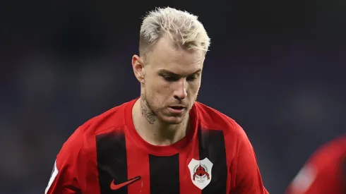 Róger Guedes, atacante do Al Rayyan, do Catar – Foto: Francois Nel/Getty Images