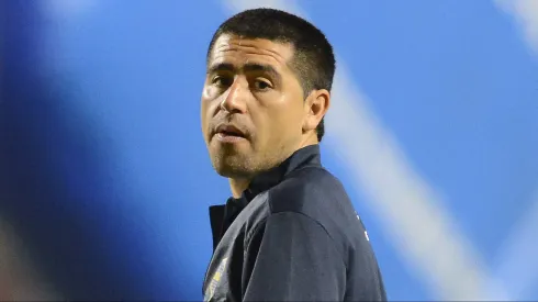 Riquelme tenta renovar com Miguel Merentiel no Boca Juniors.