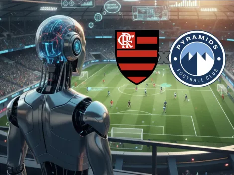 Flamengo x Pyramids: IA prevê vitória tranquila do Mengão
