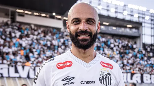 Thaciano em campo pelo Santos. Foto: Raul Baretta/ Santos FC