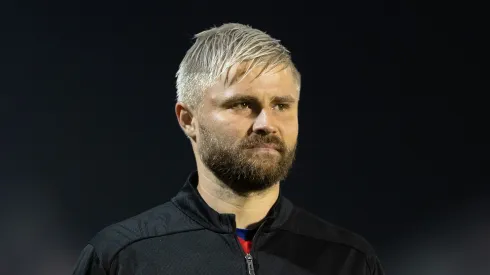 Eduardo Sasha durante partida do Braga na Série A