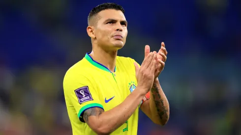 Thiago Silva defendendo a Seleção Brasileira. (Photo by Buda Mendes/Getty Images)