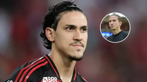 Filipe Luís não confirma Pedro contra o PSG. Foto: Thiago Ribeiro/AGIF