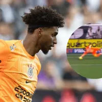 Defesa milagrosa de Hugo Souza impede gol de bicicleta de Matheus Pereira em Corinthians x Cruzeiro