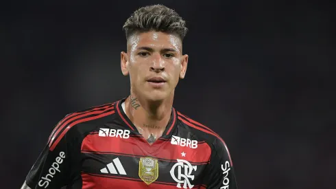 Carrascal jogador do Flamengo durante partida contra o Vitoria no estadio Maracana pelo campeonato Brasileiro A 2025. Foto: Thiago Ribeiro/AGIF