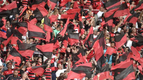 Torcida do Flamengo fazendo a festa – Foto: Thiago Ribeiro/AGIF