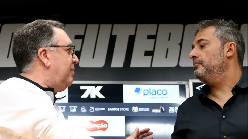 Mattos e Marcelo Teixeira em coletiva