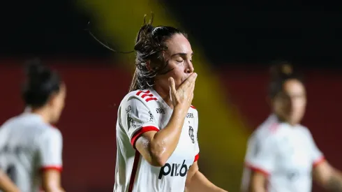 Agustina pode estar próxima de dar adeus ao Flamengo. Foto: Marlon Costa/AGIF