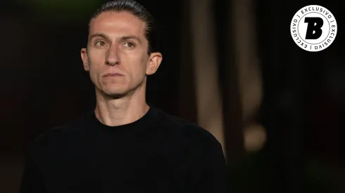 Filipe Luís no comando técnico do Flamengo – Foto: Jorge Rodrigues/AGIF