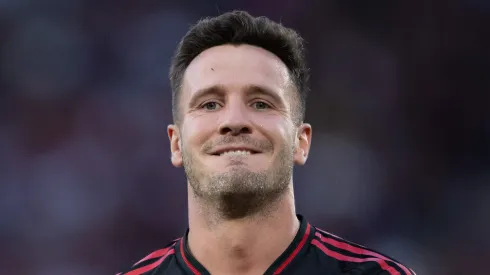 Saúl Ñíguez se derreta pela Nação. Foto: Jorge Rodrigues/AGIF