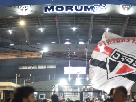 São Paulo expõe vazamento de água no Morumbis