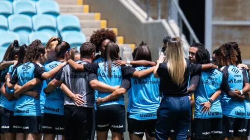 Equipe do Grêmio. Foto: Maxi Franzoi/AGIF