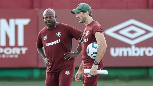 Luis Zubeldía, técnico do Fluminense.<br />
FOTOS: LUCAS MERÇON / FLUMINENSE F.C.