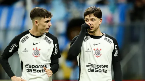 – Bidon ao lado de Garro, no Corinthians
Foto: Pedro H. Tesch/Getty Images