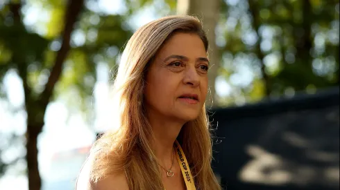 Leila durante partida entre Inter Miami x Palmeiras